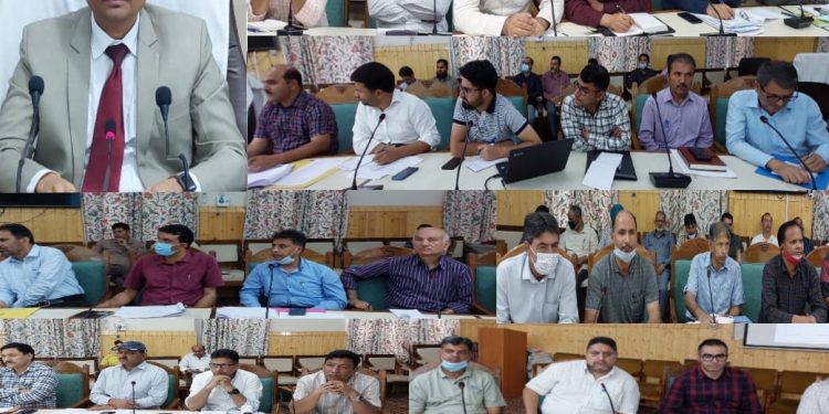 Doifode Sagar Dattatray holds marathon introductory cum review meeting at Kupwara