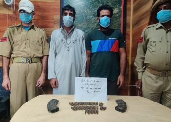 02 LeT Militant associates Held in Budgam: Police