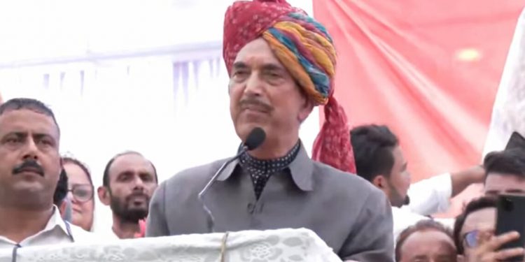 Will fight for statehood, rights of people of J&K: Gh Nabi Azad