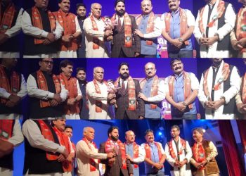 Prominent Political Activists Sajid Yousuf Shah and Sahil Bashir Bhat joins BJP.