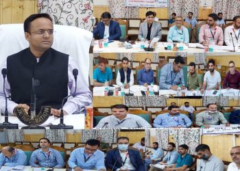 DDC Kupwara chairs DLRC meetingDirects officers to put special focus on financial inclusion, skill development