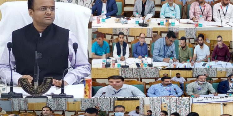 DDC Kupwara chairs DLRC meetingDirects officers to put special focus on financial inclusion, skill development