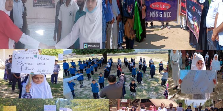 Nasha Mukt J&K Abhiyan : Theme based sports events, pledges, rallies held across Kupwara district