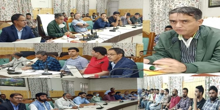 ADDC Kupwara reviews progress of SSR under SVEEP
