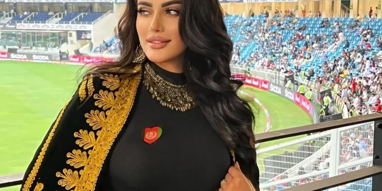 Mystery Afghan girl Wazhma Ayoubi  is the new online sensation who attracted attention during cricket matches
