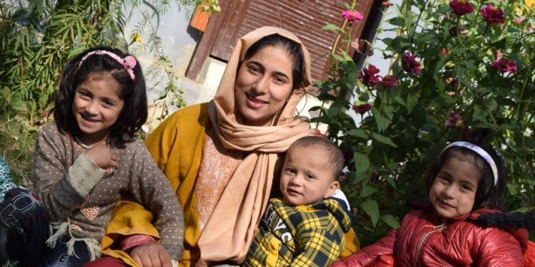 Kupwara; Mother of 03 kids tops 10th JK Board Exam.