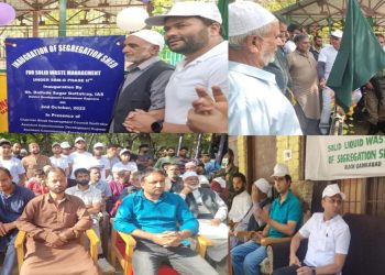 DDC Kupwara inaugurates SLWM shed at Panchayat Halqa Herri