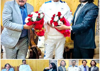Mir Junaid meets Minister of State for Law and Justice, & the Minister of State for Panchayat Raj.