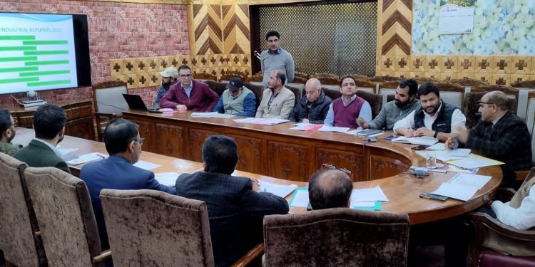 DC Kupwara reviews progress of employment generation schemes