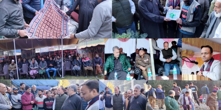 Pr Secretary Skill Dev participates in B2V4 at Zangli-Kupwara