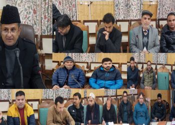 VC DDC reviews development profile of Wavoora constituency.
