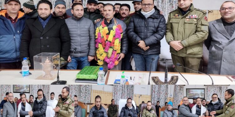 District Administration Kupwara bids farewell to retiring ACR Jowhar Ali