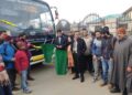 DC Kupwara flags of 3 SRTC Busses Says district administration committed to provide better transport facilities to people