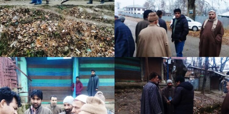 DDC chairman Kupwara Irfan Pandithpuri visited Mawer,took stock of ongoing projects
