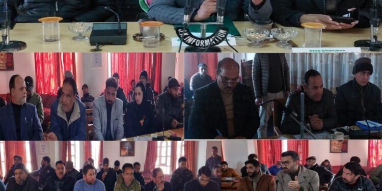 District Administration Kupwara convenes joint meeting of DDC Council, District Officers at Handwara