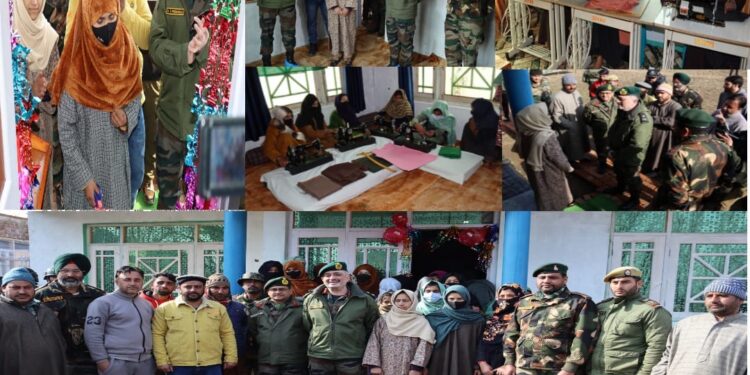 INAUGRATION OF VAJRA SKILL DEVELOPMENT & EMPLOYMENT CENTRE (CUTTING & TAILORING) AT DARDPORA