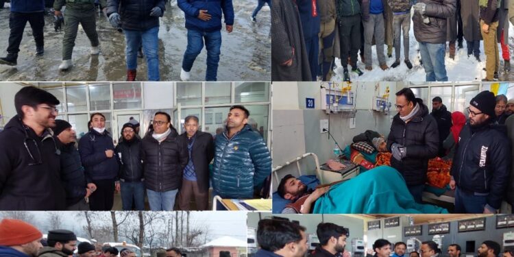 DC Kupwara inspects essential services, Snow clearance operation in district