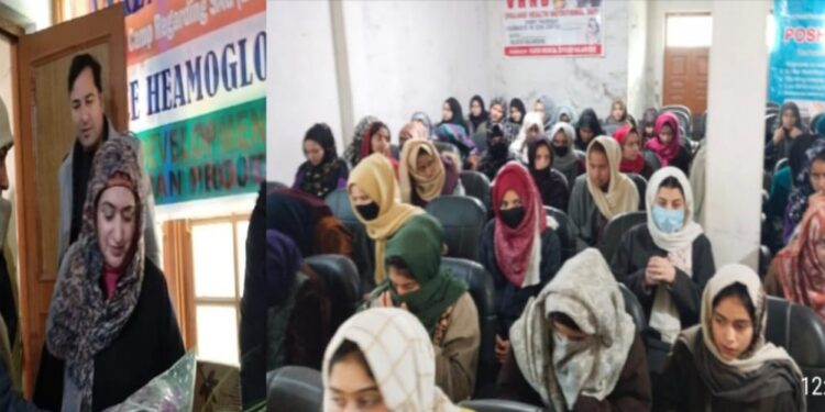Awareness Camp for adolescent girls held at Kalaroose Kupwara