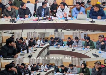 Director RDD reviews implementation status of development schemes in Kupwara
