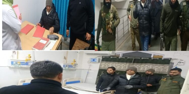 DC Kupwara pays surprise visit to Sub District Hospital Sogam