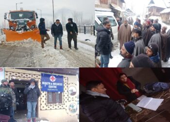 Despite heavy snowfall all major roads are open in Kupwara district
