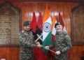 Major Gen Abhijit S Pendharkar Hands Over Charge of GOC Vajr Division to Major Gen Girish Kalia