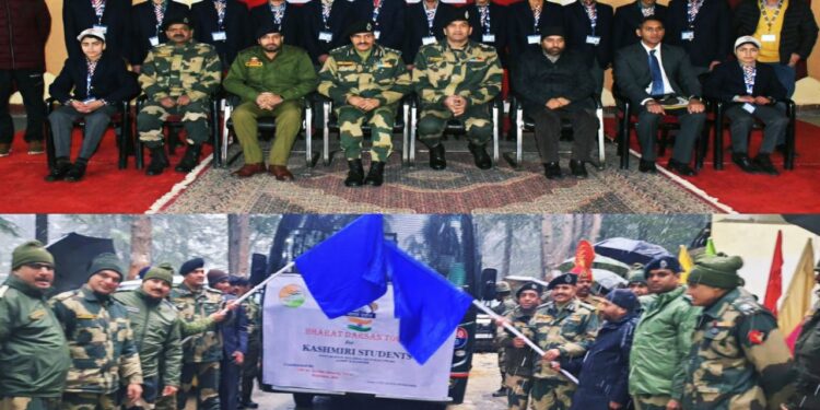 140 Bn BSF Flags off ‘Bharat Darshan Tour’ for Kupwara Students