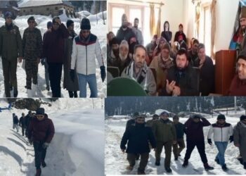DDC Kupwara chairs public darbar at snow bound Machil