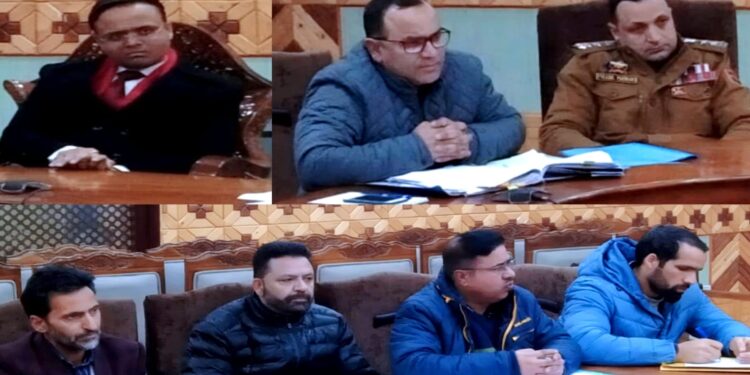 DC Kupwara chairs NCORD meeting,Seeks co-operation from families, parents to overcome the drug menace
