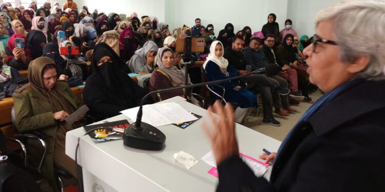 ANHAD HOLDS AWARENESS PROGRAMME ON CRIME AGAINST WOMEN IN KUPWARA