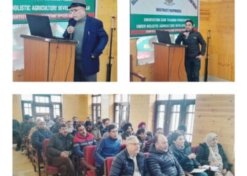 Agriculture Department Kupwara organized training programme for Promotion of Niche Crops