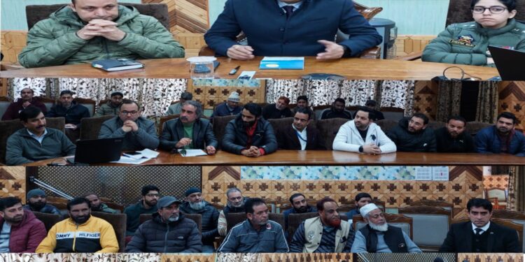DC Kupwara chairs coordination committee  meeting, press conference clears misinformation regarding property tax