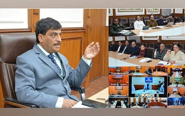 Minutes of the meeting held under the Chairmanship of the Chief Secretary