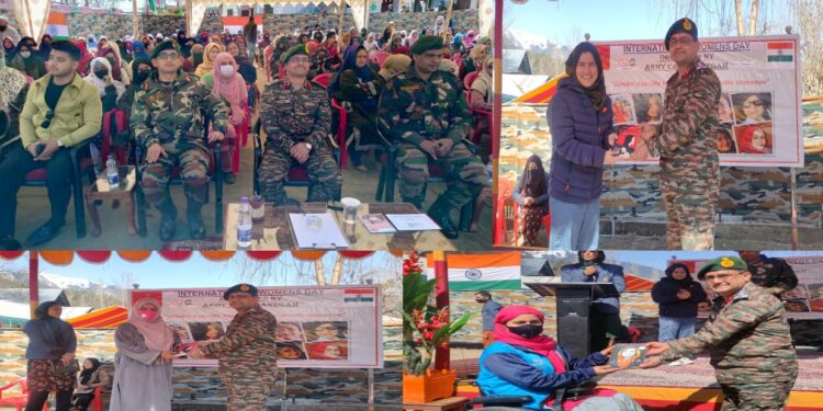 INTERNATIONAL WOMEN’S DAY CELEBRATED BY INDIAN ARMY IN KUPWARA