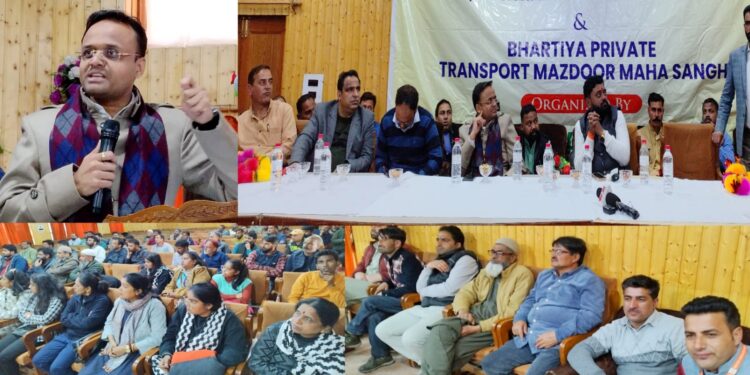 DC Kupwara presides over Transporters meeting at Town Hall Kupwara