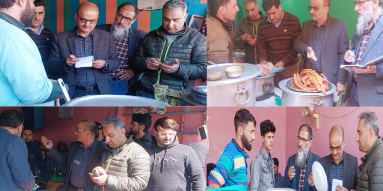 Food Safety Department conducts Market Checking in Kupwara town