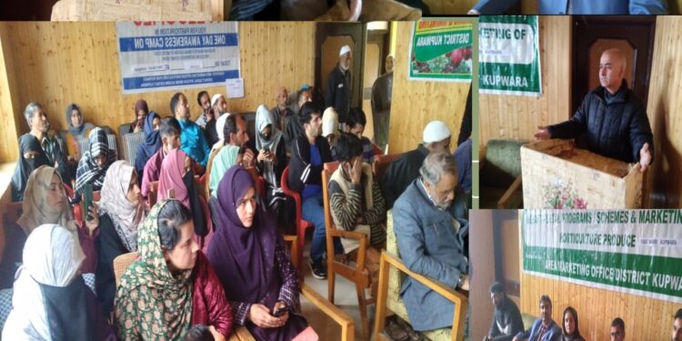 AMO Horticulture P&M organises awareness camp at Kupwara