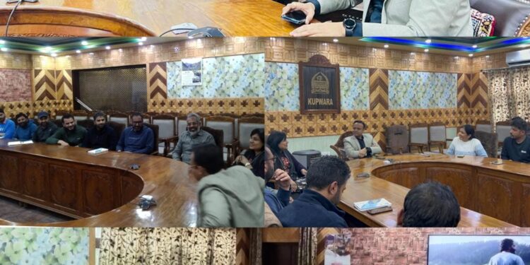 DC Kupwara held interactive session with Hoteliers,Transporters, Tour operators