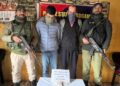 Junior assistant of Education department among two held with Brown sugar in Sogam, Kupwara.