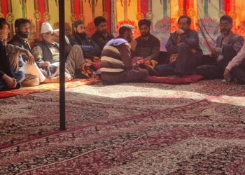 Sajad Lone visits Kupwara;offered condolences with berieved families