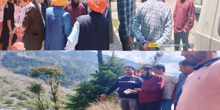 SDM Karnah visits different areas to take stock of situation after recent rainfall