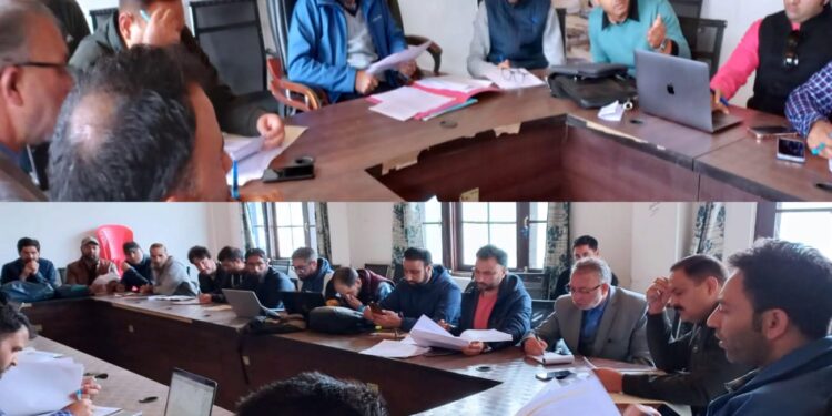 ACP Kupwara reviews different sanitation and development schemes