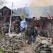 FIRE INCIDENT : FIRE DOUSED OFF AT MACHHAL WITH THE ASSISTANCE OF INDIAN ARMY