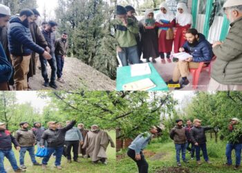 Inclement Weather: Several officers of District Administration Kupwara undertook field visits
