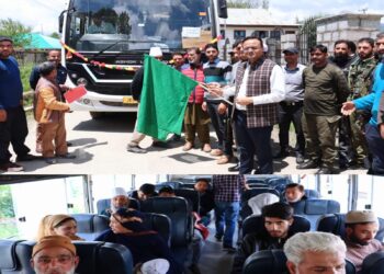 DC Kupwara flags-off J&K RTC Bus service to Tangdhar, Teetwal