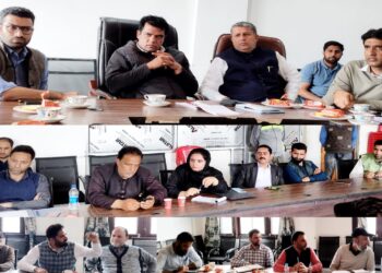 Chairman, District Development Council Kupwara reviews implementation of SBM-G Phase- II