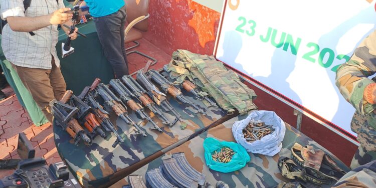 Operation Machil sector yields significant recovery:Army