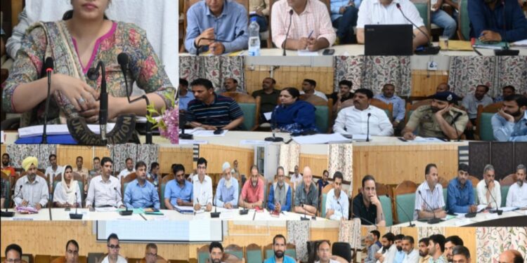 DC Kupwara chairs introductory meeting with District Officers