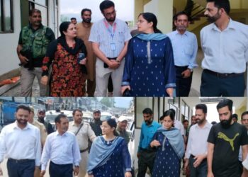 DC Kupwara undertakes Vist of Handwara,