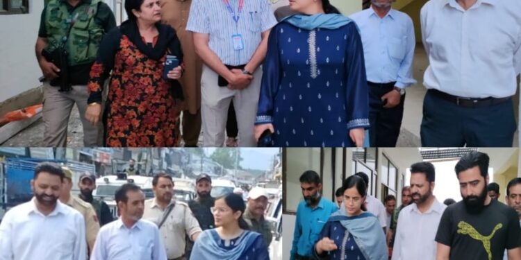DC Kupwara undertakes Vist of Handwara,